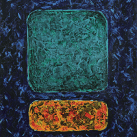 Polansky Art - Acrylic Painting
 #02, Mark, 2007, acrylic on board, 50 x 60 cm. (SOLD)